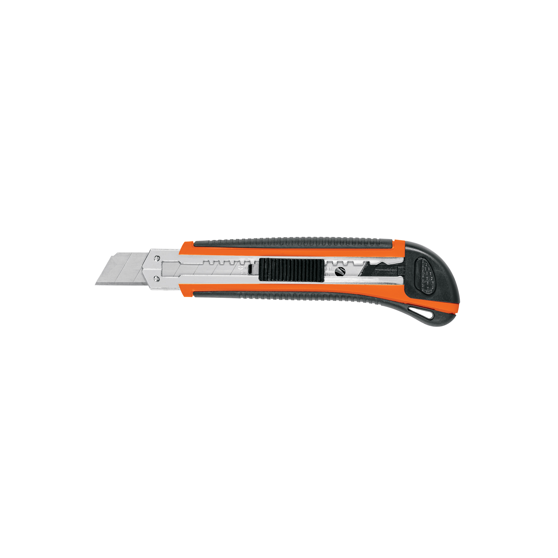 Cutter 18 mm profesional con alma metálica y grip, TRUPER